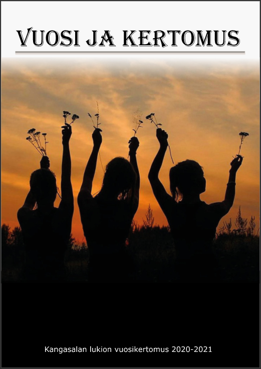 Kuva on linkki Kangasalan lukion toimintakerotmukseen lukuvuodelle 2020-2021.