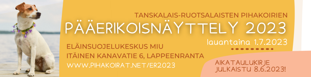 Tanskalais-ruotsalaisten pihakoirien pääerikoisnäyttely 2023