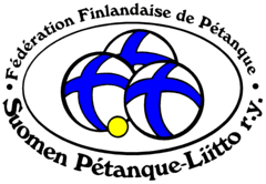 Suomen Petanque-Liiton logo.