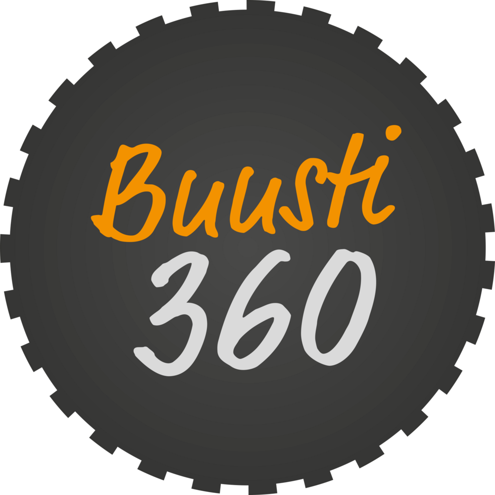 Buusti360-logo. Kuva johtaa Buusti360 verkkosivuille.
