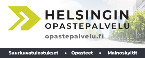Opastepalvelu -banner