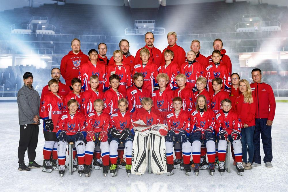 Viikingit U13 joukkuekuva 2024-2025