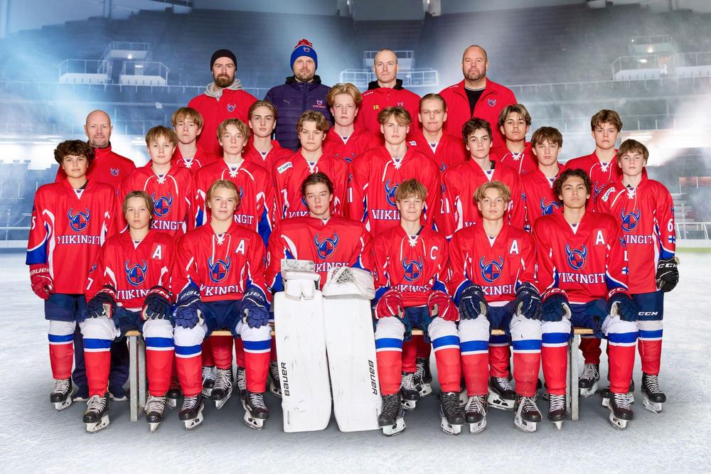 Viikingit U14 joukkuekuva 2024-2025