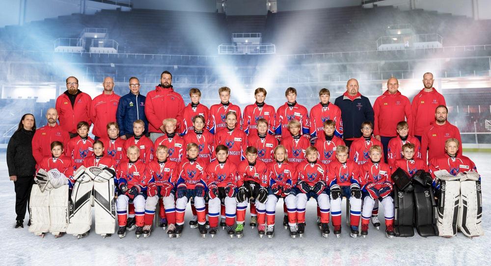 Viikingit U12 joukkuekuva 2024-2025