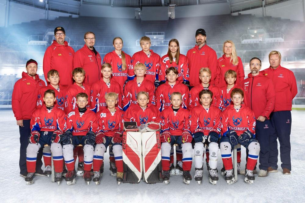 Viikingit U13 joukkuekuva 2024-2025