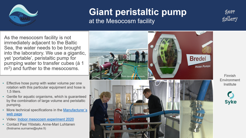 Link opening information card of the high-capacity peristaltic pump of Syke