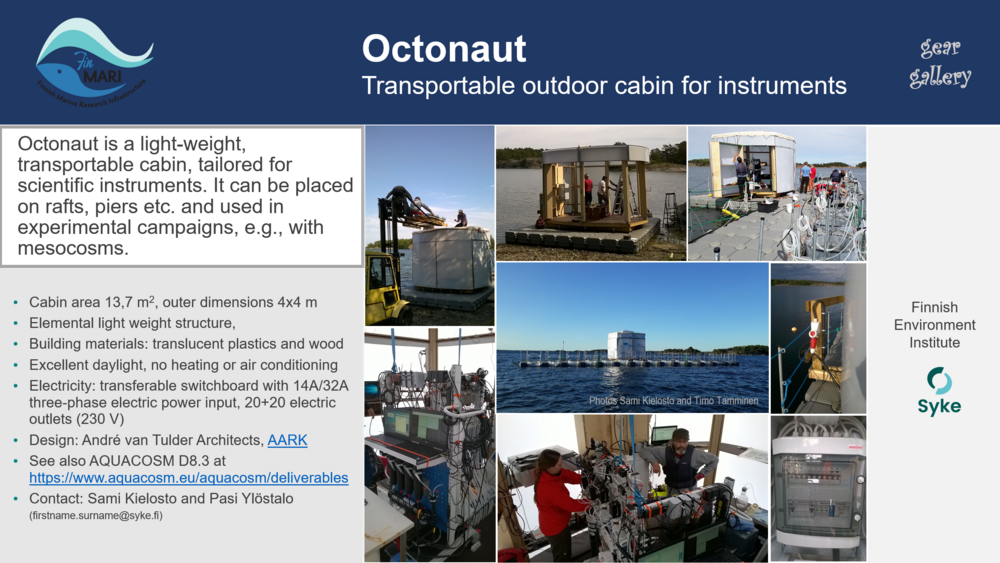 Link opening information card of the Octonaut measuring hut of Syke
