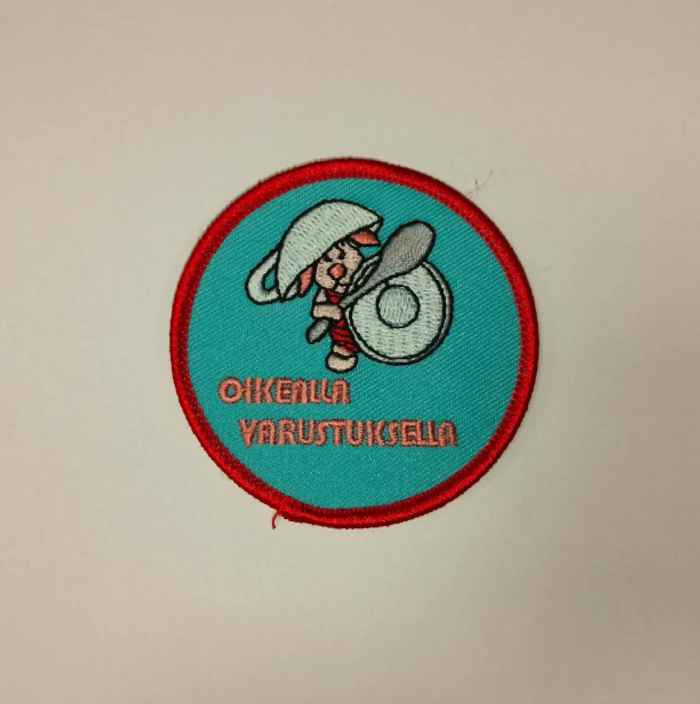 Nasun oikea varustus.