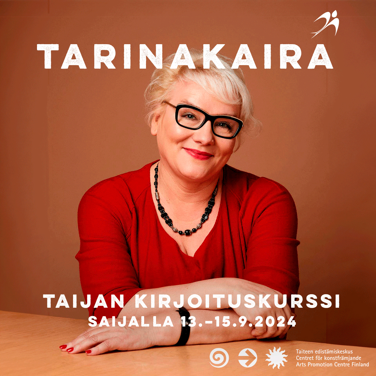 Taija Tuomisen kirjoituskurssi Saijalla 13.–15.9.2024