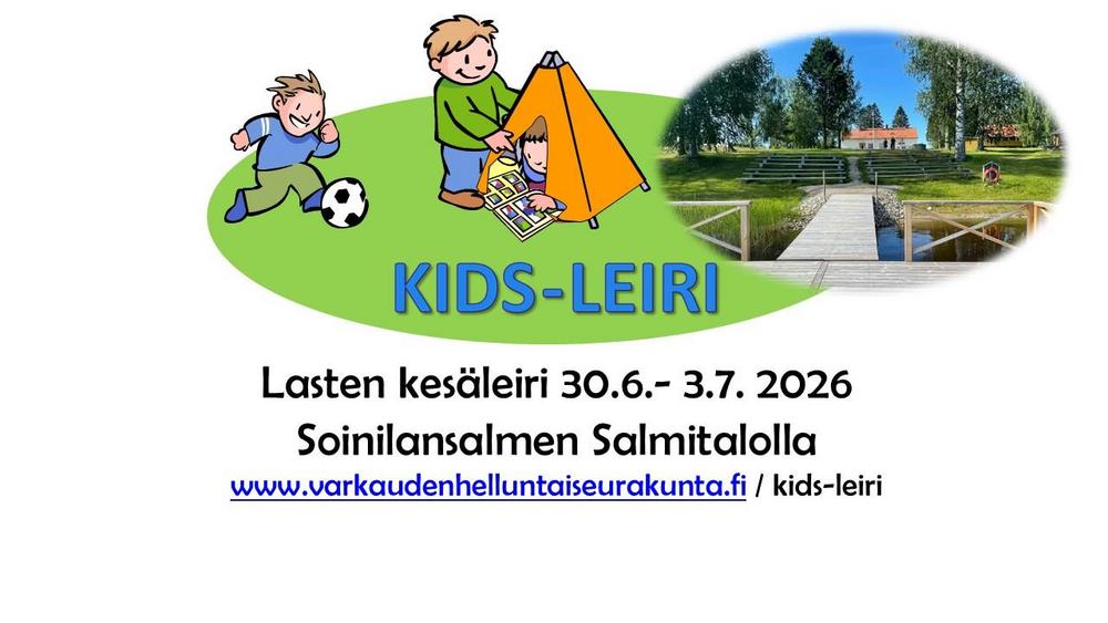 KIDS-leiri Harjulan leirikeskuksessa 23.-25.6.2025