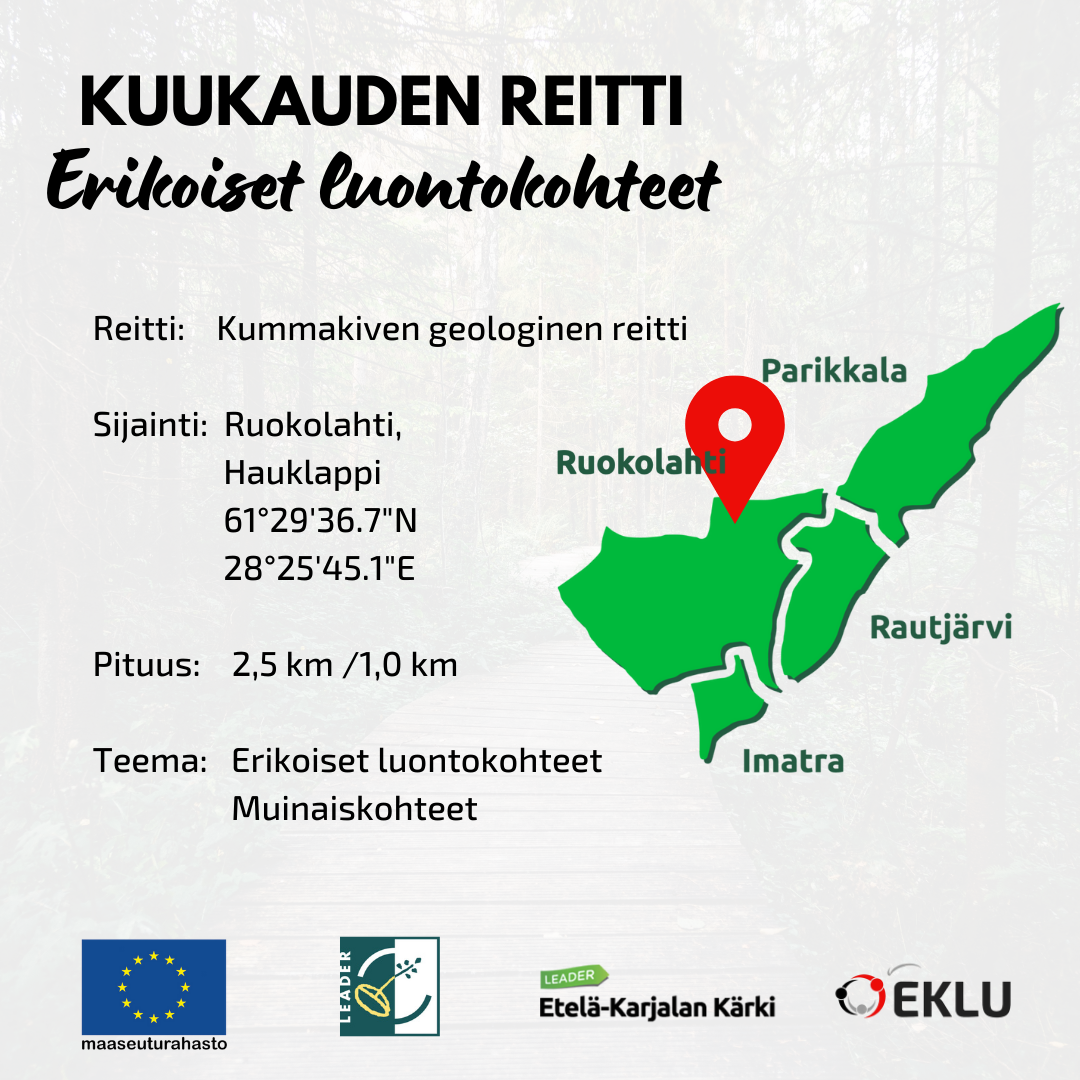 Kuukauden reitit | Etelä-Karjalan Liikunta ja Urheilu ry