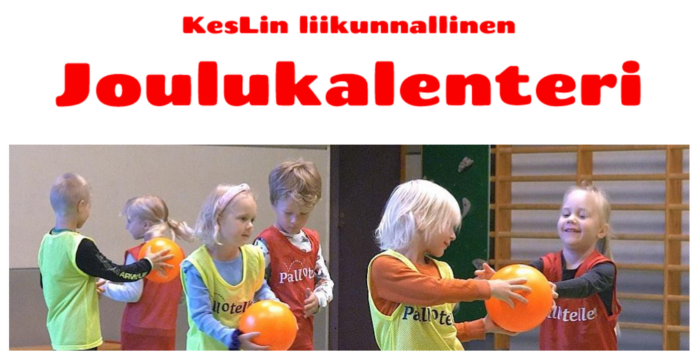 Joulukalenterin kuva, joka on myös linkki