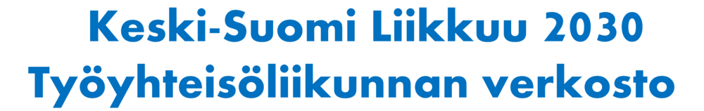 Kuvassa tekstiä: Keski-Suomen liikunta ry käynnistää. Keski-Suomi Liikkuu 2030 Työyhteisäliikunna verkosto