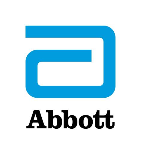 Abbott-logo, jossa a-kirjan ja sen alla "Abbott"-teksti