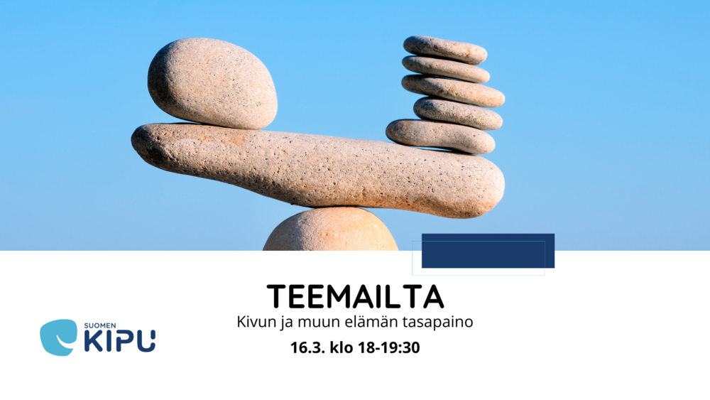 Pinottu kivikasa vaa'an mallissa. Toisella puolella yksi iso kivi ja toisella neljä pienempää kiveä. Kivivaaka pysyy kuitenkin tasapainossa.