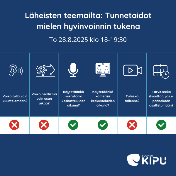 Infograafi teemailtaan osallistumisen ohjeista.