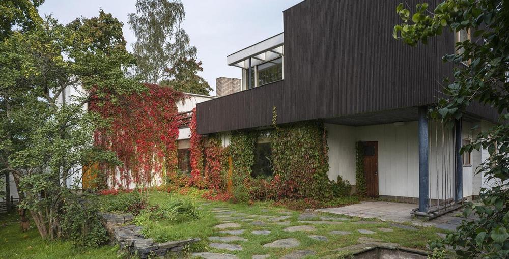 Alvar Aallon kotitalo Helsingissä. Kuva: Maija Holma / Alvar Aalto -säätiö