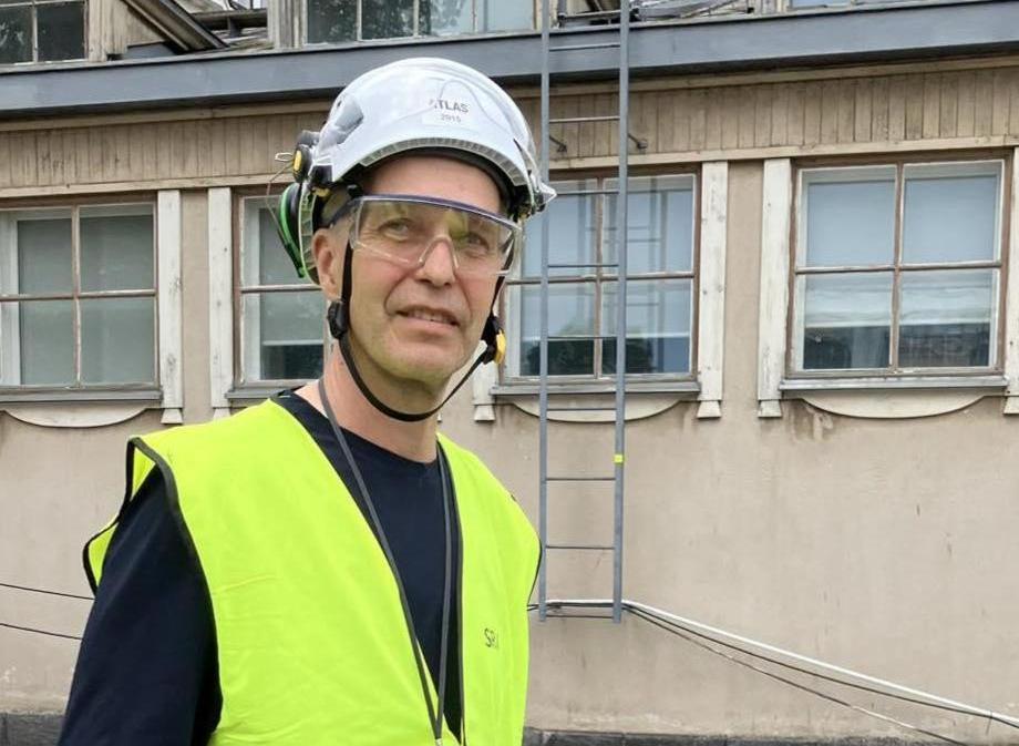 Museoviraston käyttöpäällikkö Tomi Nikander