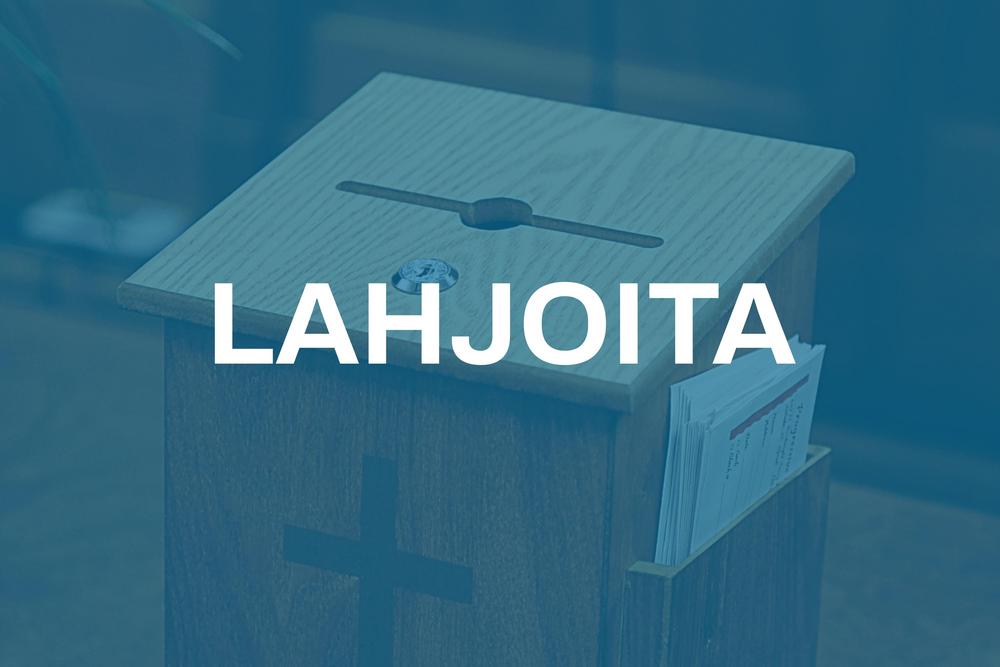 Lahjoita. Tästä kuvasta painamalla pääset lahjoittamaan varoja Esikoiset ry:n eri toimiin.