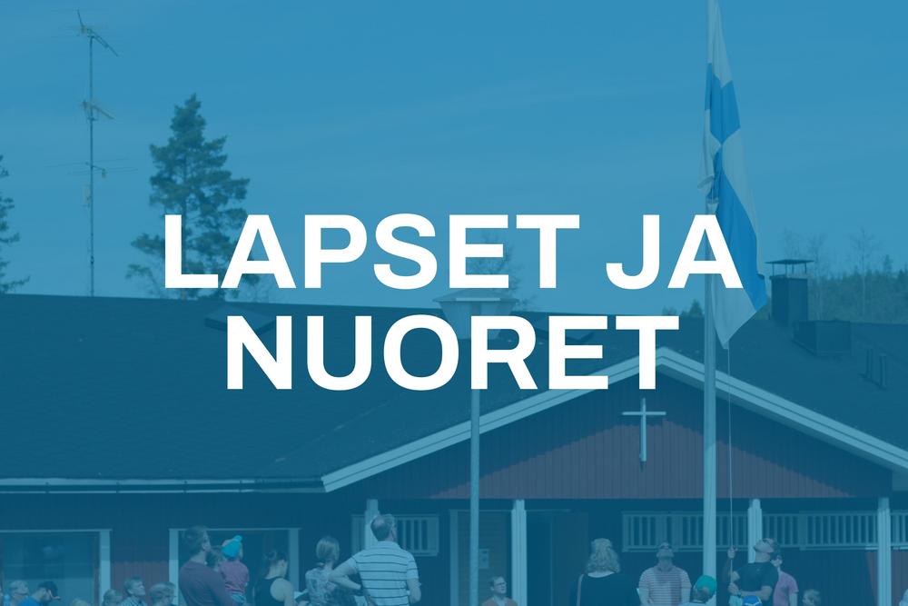 Lapset ja nuoret. Tästä kuvasta painamalla pääset lukemaan lasten ja nuorten toiminnasta.
