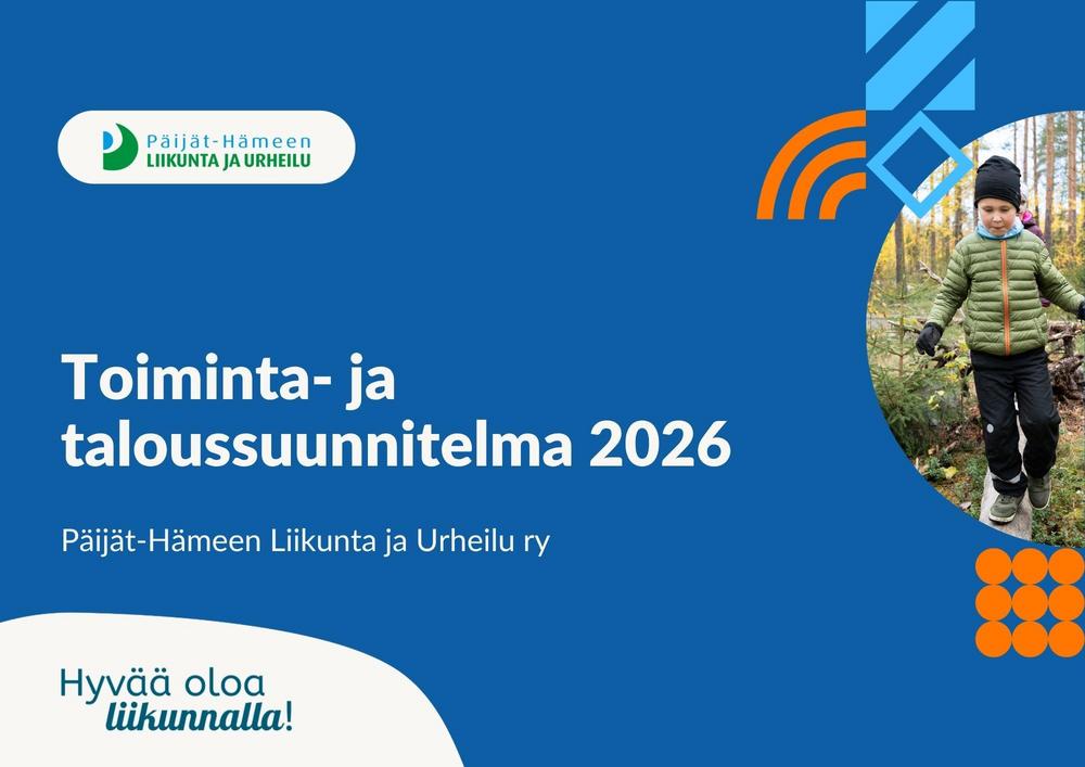 Vuoden 2026 Toiminta- ja taloussuunnitelman kansi.