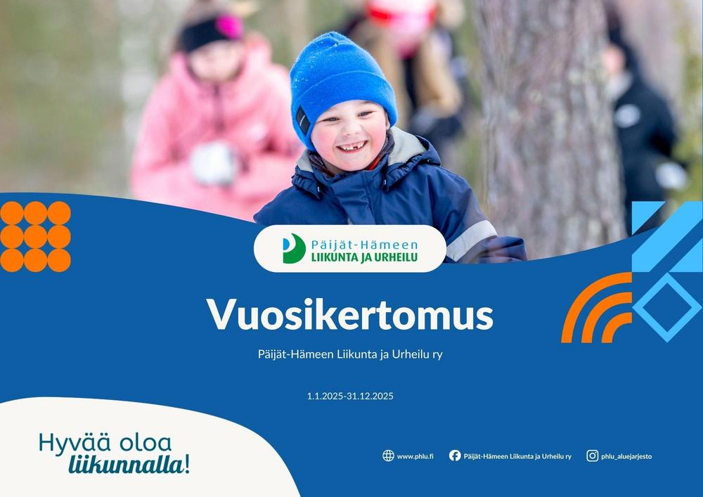 PHLU:n Vuosikertomuksen 2025 kansi