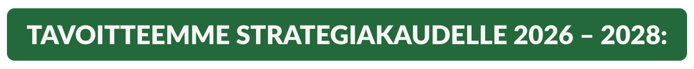 Tavoitteemme strategiakaudelle 2026-2028: