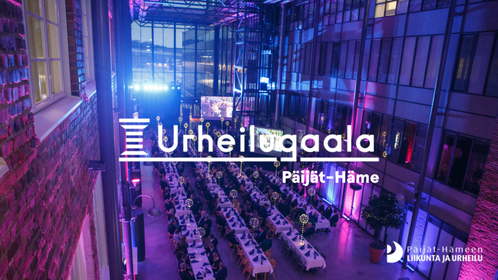 Urheilugaala. Päijät-Häme. Kuva gaalasta