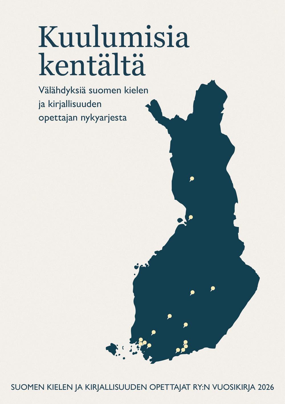 Vuoden 2026 Kuulumisia kentältä -vuosikirjan kansikuva.