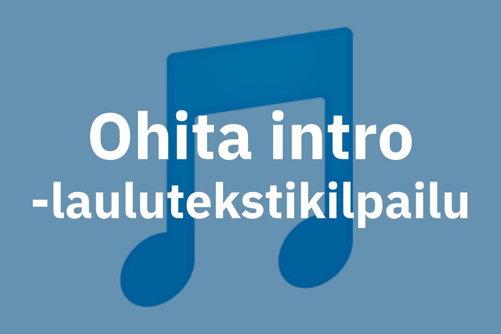 Ohita intro -kilpailun alasivulle.