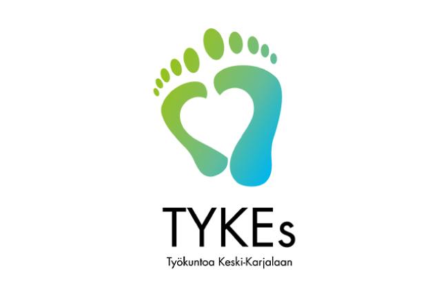 Työkuntoa Keski-Karjalaan (TYKEs) -hanke, logo, hankkeen pääsivu.  