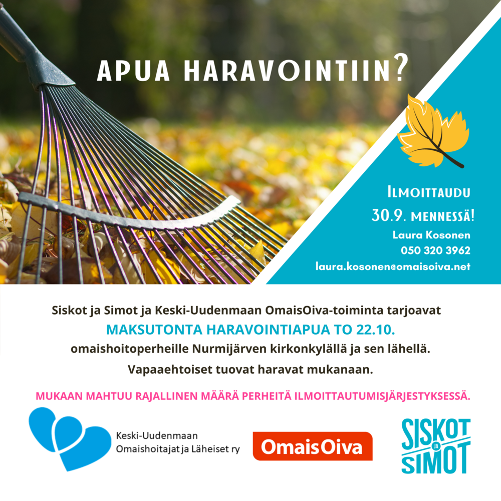 Haravointitalkoiden mainoskuva