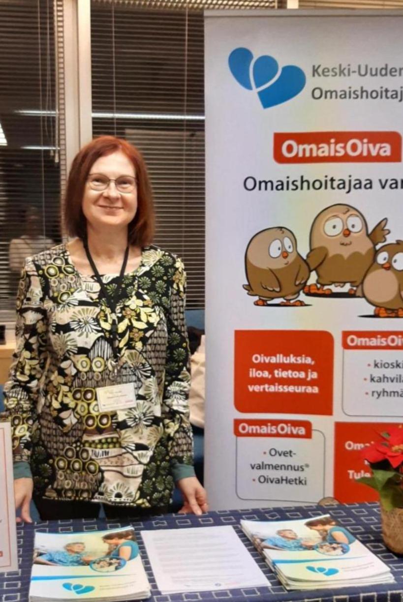Kuvassa OmaisOiva ohjaaja Päivi Suutari