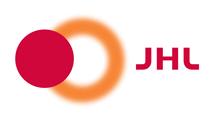 JHL:n liiton logo, pallot ja tekstiä