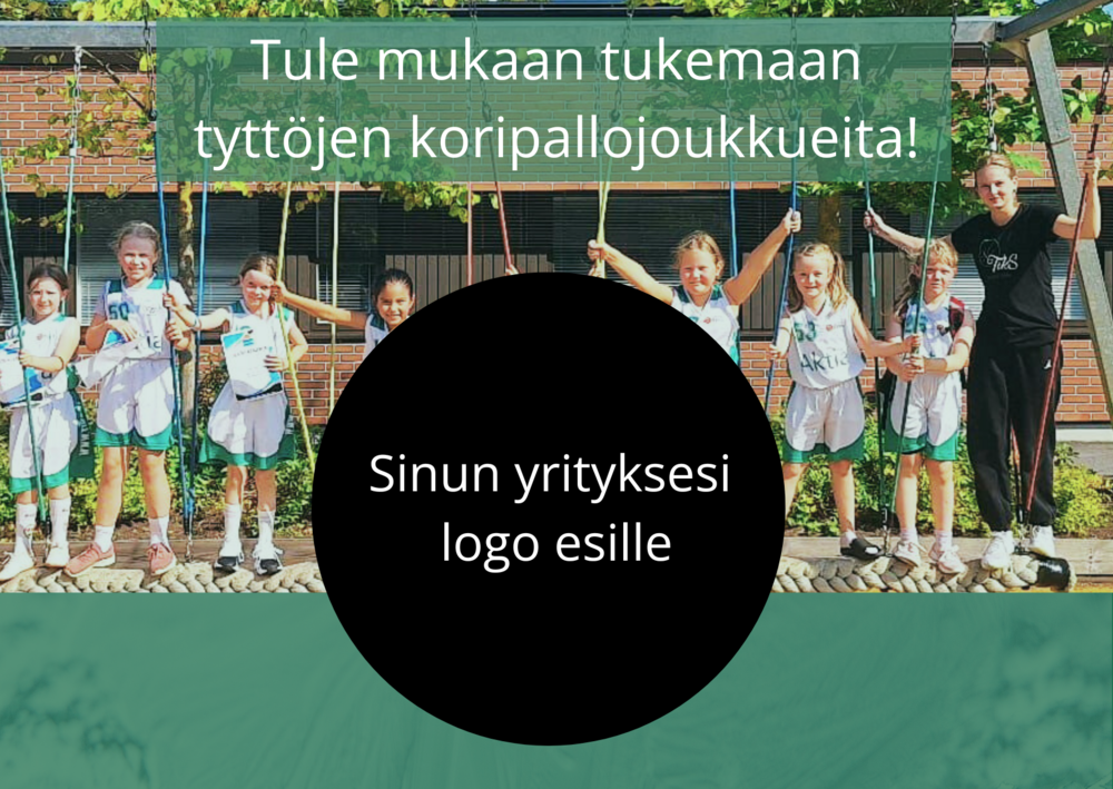 Yritys tule tukijaksi. Edullista mainosta yritykselle, näkyvyyttä yritykselle, positiivista näkyvyyttä yritykselle.