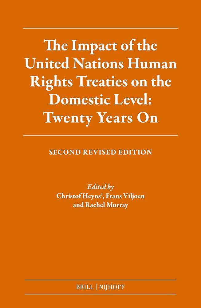 Bild av publikationens pärm: The Impact of the United Nations Human Rights Treaties on the Domestic Level: Twenty Years On