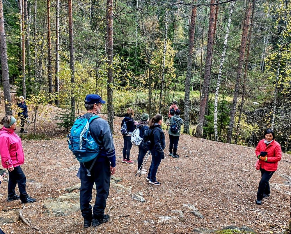 Espoon Latu ja Polku retkeilee Keskuspuistossa