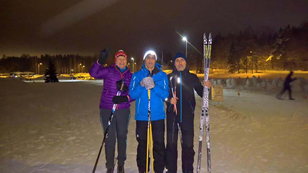Espoon Latu hiihtokoulussa Oittaalla
