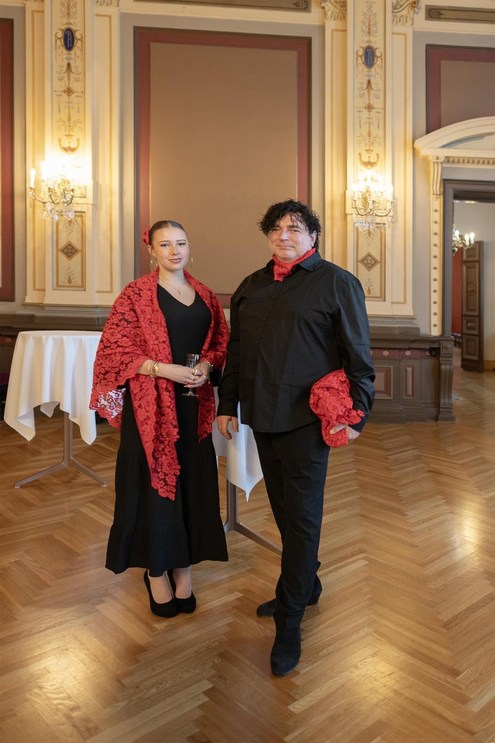 Emmi Keski-Kapee ja Jukka Virtala Tampereen Raatihuoneella 17.9.2026.