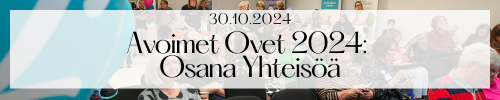 Painike: Avoimet Ovet 2024 Osana Yhteisöä -blogiteksti