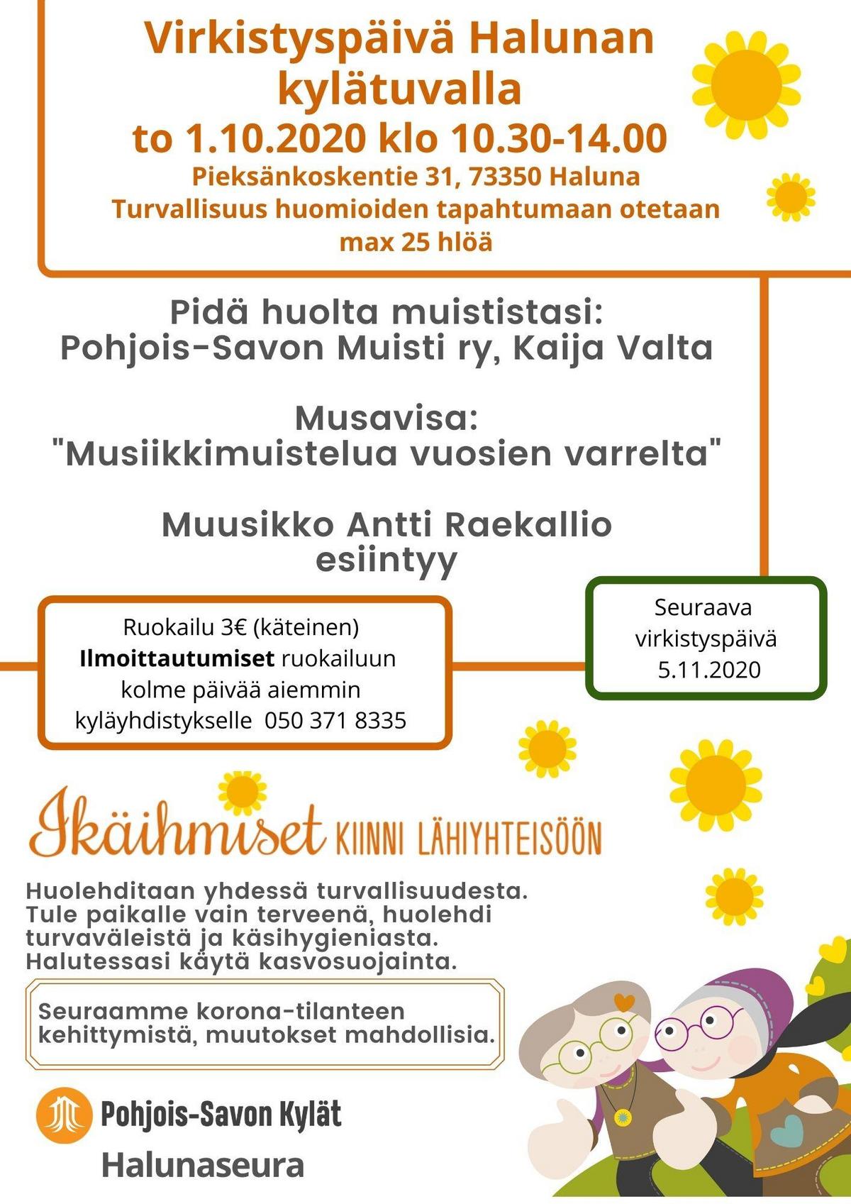 Virkistyspäivä Haluna Peruttu 