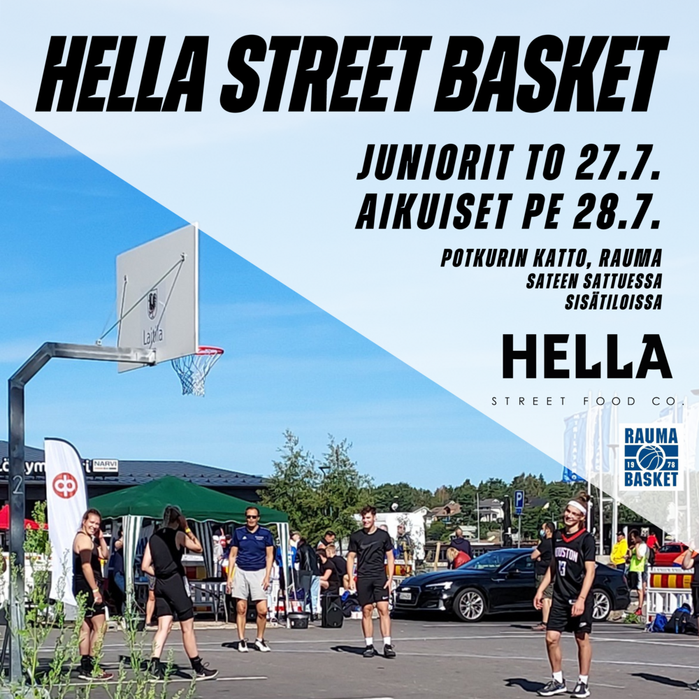 Hella Street Basket katukoristurnaus Raumalla Pitsiviikolla