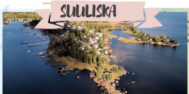 Kymenlaakson Kylät ry:n logo, jossa oranssi pallo, jonka sisällä talon kuva.