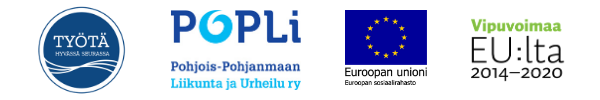 Tässä on Työtä hyvässä seurassa -hankkeen, PoPLin ja Euroopan sosiaalirahaston logot. 