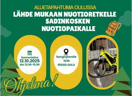 Kokoonnutaan klo 12:00 Sadinkosken pysäköintialueella.
Nuotiopaikalle menee esteetön reitti Sanginjoen rantaa pitkin. Matkalla on alueen luontoa esitteleviä toimintapisteitä.

Reitillä on mahdollista liikkua pyörätuolilla tai muulla apuvälineellä. Matkaa nuotiopaikalle on 800 metriä. Jos matka tuntuu liian pitkältä, niin ole yhteydessä Pasiin etukäteen. Paluu tapahtuu samaa reittiä. Retkellä on mahdollisuus tutustua lyhytkasvuiselle muokattuun sähköpyörään. 

Nuotiopaikalla pidämme vertaistukituokion ja nautitaan yhdessä nokipannukahvit ja tikkupullat. Halutessasi voit ottaa mukaan myös omat eväät.  

Lähde rohkeasti mukaan!
Pasi (lk) ja Katriina, 4-vuotiaan Leevin (lk) äiti

Omavastuut tapahtumaan: jäsenhinta: 2€, ei jäsen 4€
lmoittaudu mukaan viim. 5.10. yhdistyksen nettisivujen kautta.

Omavastuut maksetaan yhdistyksen tilille viimeistään 5.10.2025
Tilinumero: FI15 5730 0820 841431, viite: 2 51012 59007






 


    Lisätietoja:  Pasi Harju-Könnö, p.040543749 Pasi.Harju-Konno@lyhytkasvuiset.fi
 
