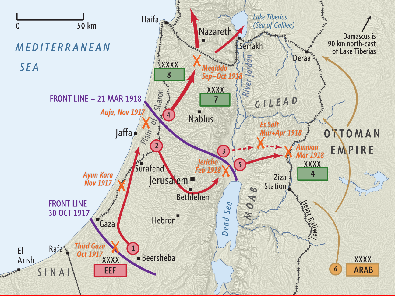 Taistelu Palestiinasta 1917 | Gesher-Hajetsia ry