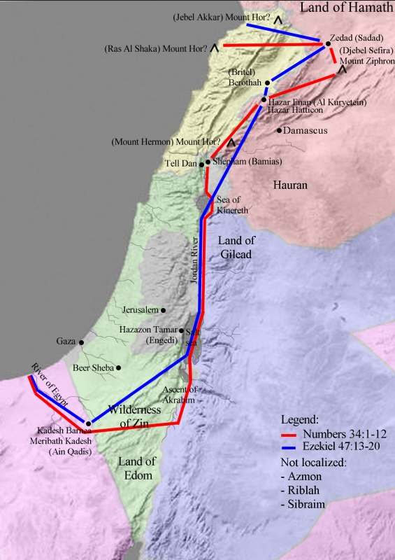 Israelin ja arabimaiden kartta | Gesher-Hajetsia ry