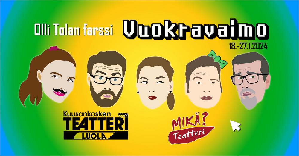 Olli Tolan Farssi Vuokravaimo Palaa Kuusankosken Teatterin Ohjelmistoon 