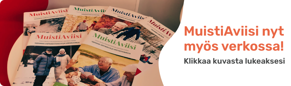 MuistiAviisi nyt myös verkossa! Klikkaa kuvasta lukeaksesi