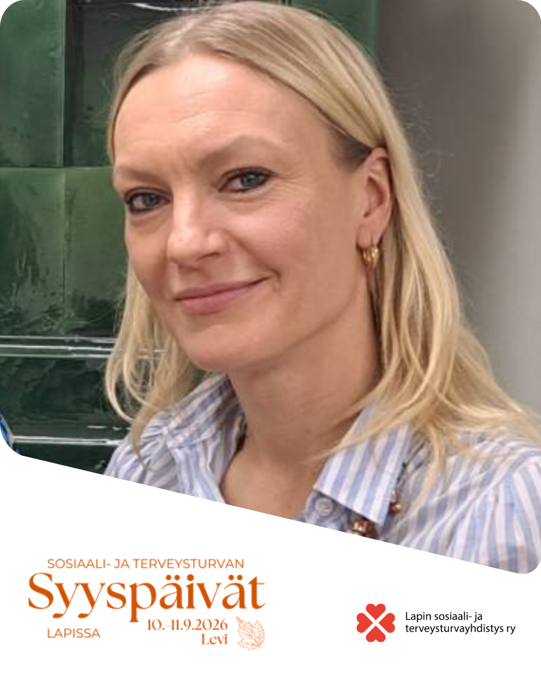 Kuvassa on Niina Pajari, arviointi- ja valmistelupäällikkö, Sosiaali- ja terveysjärjestöjen avustuskeskus (STEA)